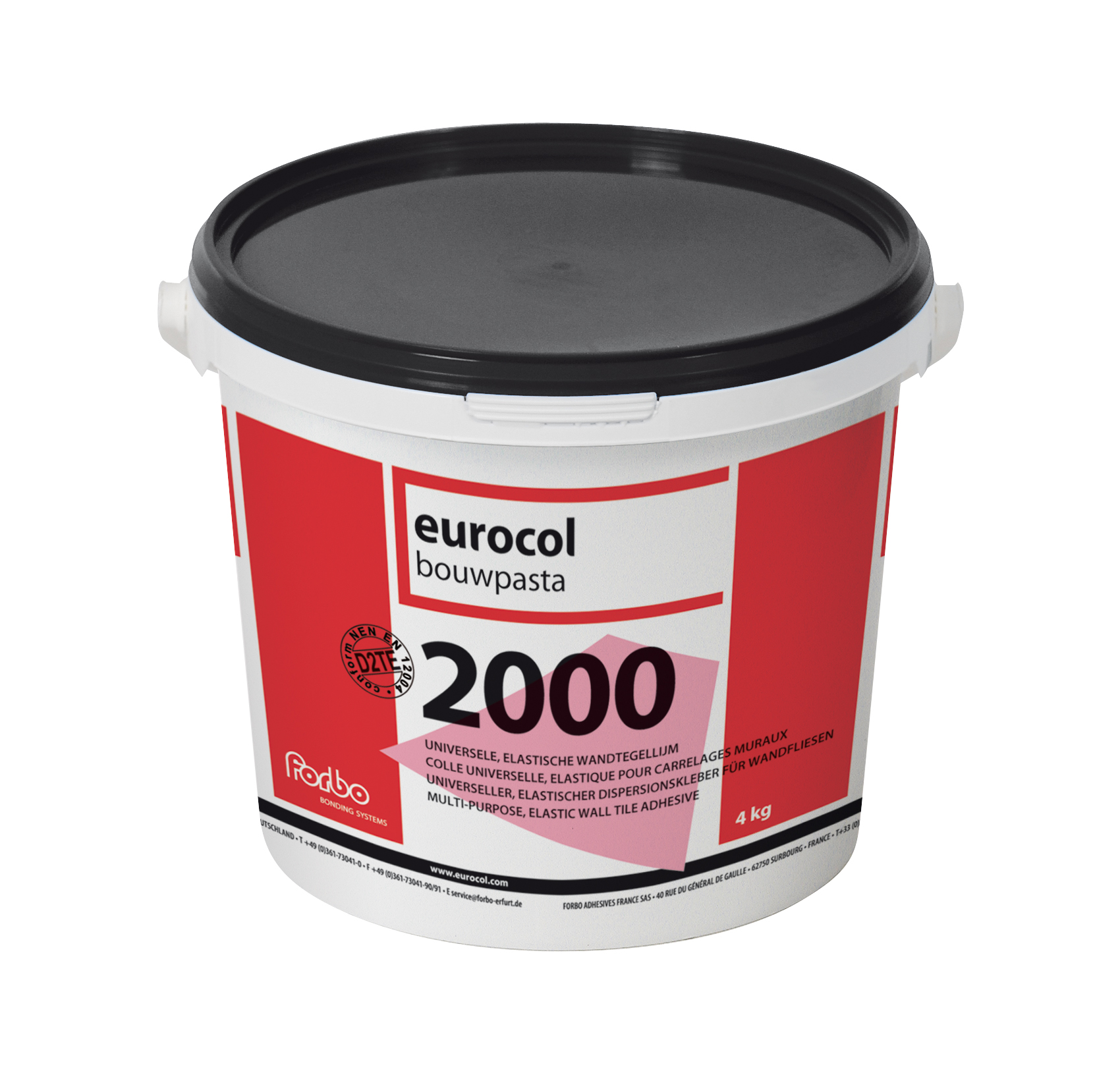 Eurocol 2000 Bouwpasta emmer 8 kg Eurocol 2000 Bouwpasta emmer 8 kg